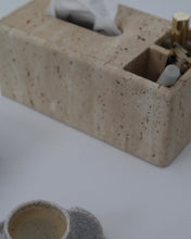 Load image into Gallery viewer, Travertine Tissue Box