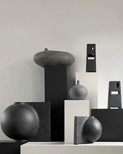 Load image into Gallery viewer, Submarine Vase, Fat - Dark grey