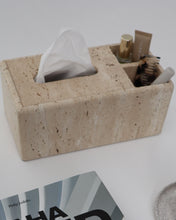 Load image into Gallery viewer, Travertine Tissue Box