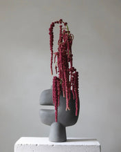 Load image into Gallery viewer, Tribal Vase, Medio - Dark Grey