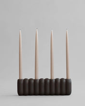 Load image into Gallery viewer, Tube Candle Holder, Big - Coffee