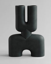 Load image into Gallery viewer, Cobra Vase Double, Hexa - Black