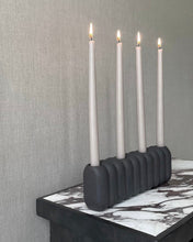 Load image into Gallery viewer, Tube Candle Holder, Big - Coffee