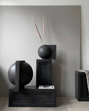 Load image into Gallery viewer, Offset Vase, Big - Coffee