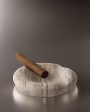Load image into Gallery viewer, JB Travertine Cigar Ashtray