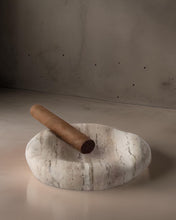Load image into Gallery viewer, JB Travertine Cigar Ashtray