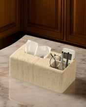 Load image into Gallery viewer, Travertine Tissue Box