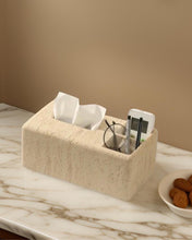 Load image into Gallery viewer, Travertine Tissue Box