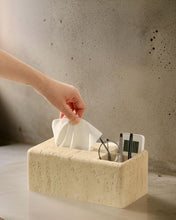 Load image into Gallery viewer, Travertine Tissue Box