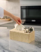 Load image into Gallery viewer, Travertine Tissue Box