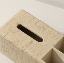 Load image into Gallery viewer, Travertine Tissue Box