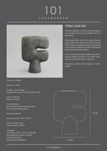 Load image into Gallery viewer, Tribal Vase  Big - Dark Grey