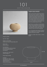 Load image into Gallery viewer, Kabin Vase, Shisen - Sand