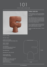 Load image into Gallery viewer, Tribal Vase, Big - Terracotta