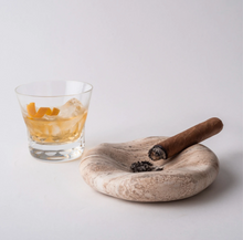 Load image into Gallery viewer, JB Travertine Cigar Ashtray
