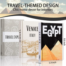 Load image into Gallery viewer, EGYPT VENICE TRAVEL EXPLORE , Trio Decorative Books
