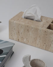 Load image into Gallery viewer, Travertine Tissue Box
