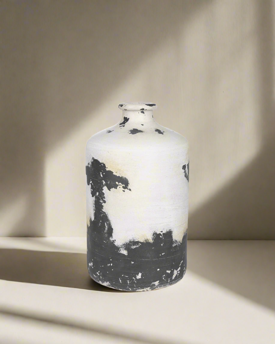 Black Smudge Vase