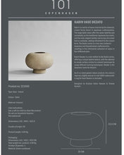 Load image into Gallery viewer, Kabin Vase, Dezato - Sand
