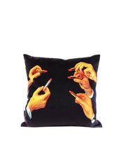 Load image into Gallery viewer, Seletti Lipstick feather cushion
