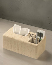 Load image into Gallery viewer, Travertine Tissue Box
