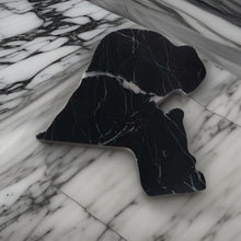 Load image into Gallery viewer, Kuwait Map Nero Antico Marble Tray
