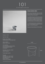 Load image into Gallery viewer, Osaka Bowl, Mini - Dark Grey
