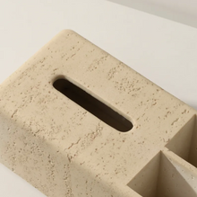 Load image into Gallery viewer, Travertine Tissue Box
