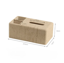 Load image into Gallery viewer, Travertine Tissue Box
