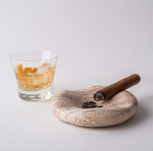 Load image into Gallery viewer, JB Travertine Cigar Ashtray
