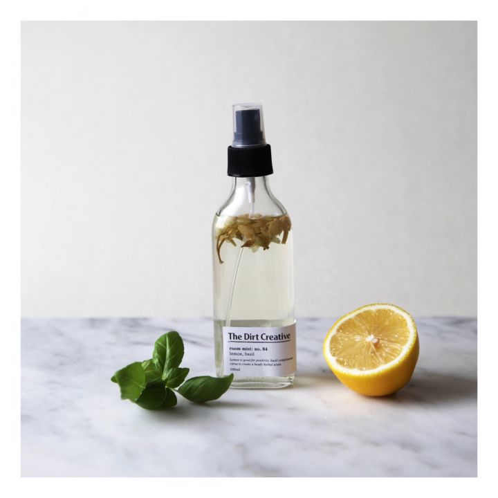 The Dirt Creative - Room Spray Transparent Lemon & Basil - 100 ml